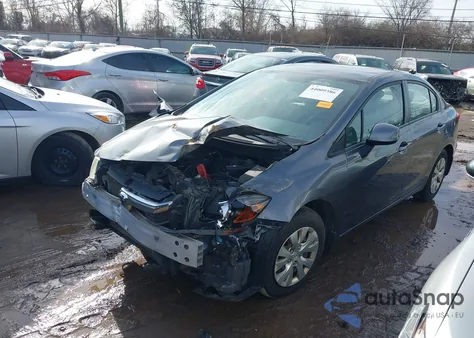 2012 Honda Civic Lx from USA, damaged, VIN 19XFB2F58CE031348